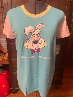 Disney Alice in Wonderland White Rabbit Graphic T-Shirt